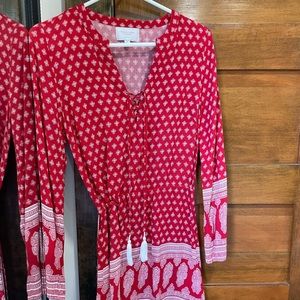 Romeo & Juliet Couture Boho Floral Tunic Top